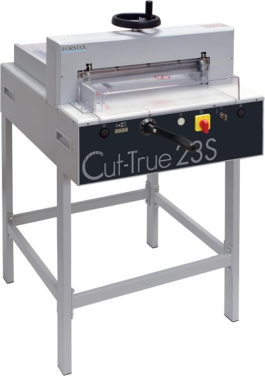 Formax Cut-True 23S Professional Electric Paper Cutter, Automatic Clamp and Blade, 46.75-inch Height