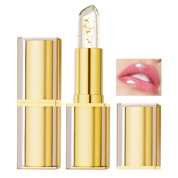 Sulily Color Changing Lipstick, pH Skin-Adaptive Lipstick, Clear Lip stick That Changes Color, Ph Lip stick Color Changing Long Lasting & Moisturizing Lip Gloss for Lip Balm, Birthday Gifts for Women