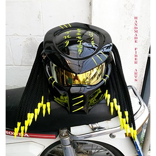 Hat 87 Custom Predator Motorcycle Helmet ...