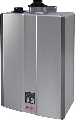 Rinnai RUR160iP Condensing Tankless Hot Water Heater, 9 GPM, Propane, Indoor Installation
