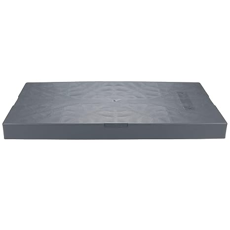 Diversitech E Lite Plastic Equipment Pad for HVAC Systems, 36" x 36" x 2", Gray (EL3636-2)