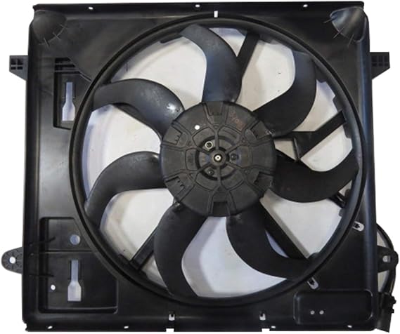 TYC 624080 Cooling Fan Assembly Compatible with 2012-2018 Jeep Wrangler, Black