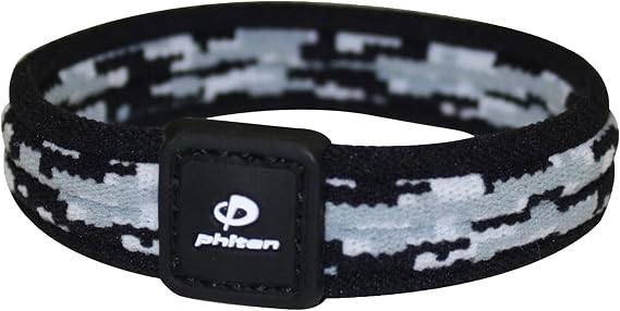 Phiten X30 Digital Camo Titanium Bracelet - Sport Bracelet Permeated with X30 Aqua-Titanium Technology for Alternative Healing - Power Elastomer Core with Micro Titanium Spheres