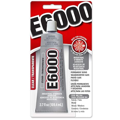 E6000 230010 Craft Adhesive, 3.7 Fluid Ounces, clear