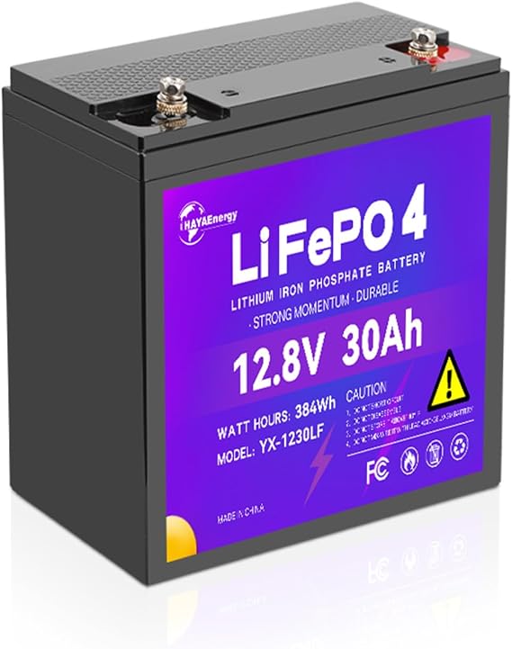 12 V 30 Ah Deep Cycle LiFe PO4 B attery Lithium B atteries