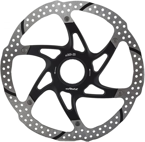 TRP 2-Piece Center Lock Rotor Silver/Black, 203Mm