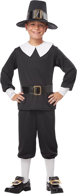California Costumes boys Pilgrim Boy
