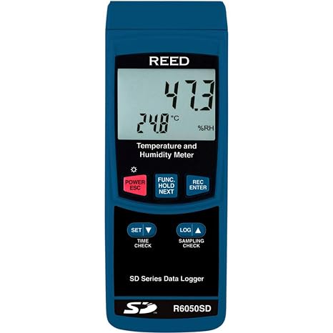 REED Instruments R6050SD Data Logging Thermo-Hygrometer