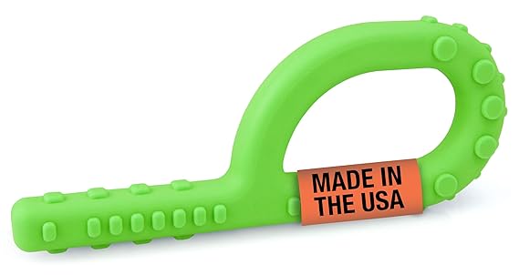 ARK Textured Grabber Sensory Chew, XT, Firm, Lime Green