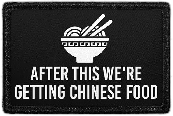 After This We're Getting Chinese... Hook & Loop Patch - 2x3 in - Pull Patch