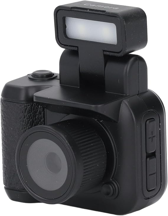 Mini Keychain Camera, 2MP 1080P Mini Thumb Camera with Hand Strap Keychain, Micro Video Camera Camcorder with 6 Filters & Flash Light, for Students, Kids (with 64G Small Memory