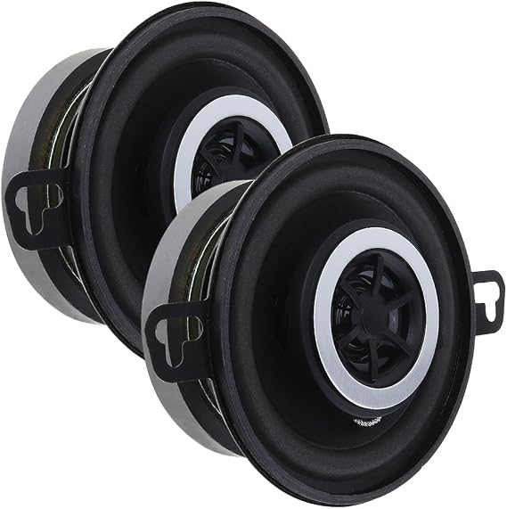 2pcs Car Stereo Speakers, 3.5 Inch Coaxial Loud Pro Audio Car Speaker, 12V 200W Universal Automobile Car Horn Speaker with Coaxial Type  Frequency for Most Vehicle Audio System