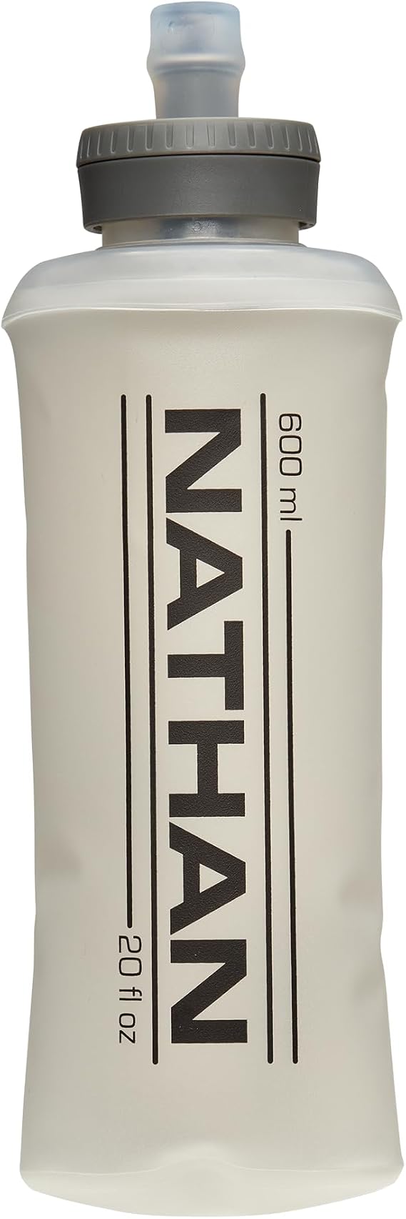 Nathan Hydration Bottle Flask Series Foldable Portable Water Bottle Soft Flask NS4014 Soft Flask Bottle 600ml 600ml Running Trail Running