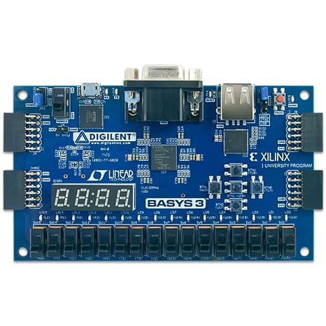 Digilent Basys 3 Artix-7 FPGA Trainer Board: Recommended for Introductory Users