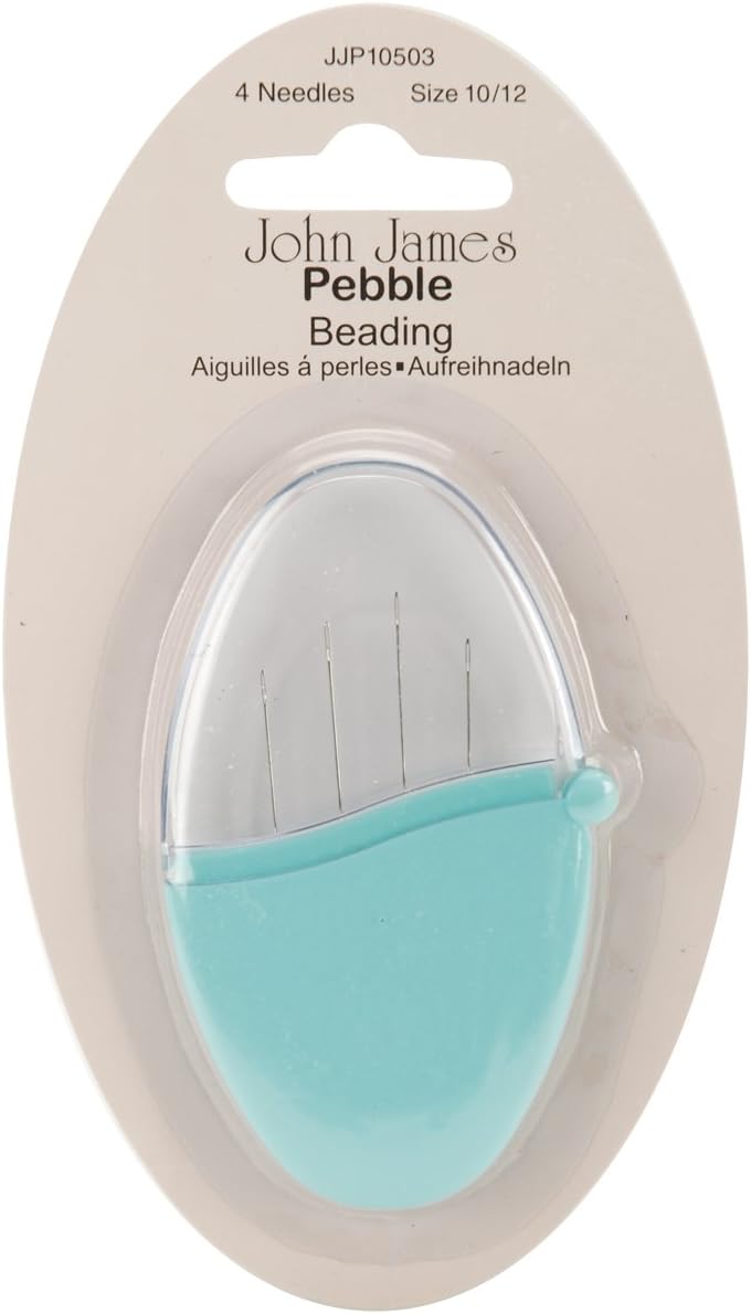 Colonial Needle Pebbles Beading Needles-Size 10/12, Pack of 4