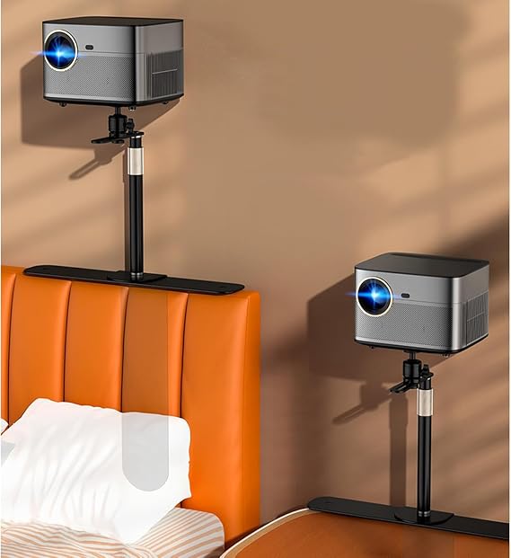 Coverzone Ayarlanabilir Projeksiyon Standı, 24 cm - 40 cm Yükseklik Uzatma, Çoğu Projektör, Telefon ve Kamera ile Uyumlu, Taşınabilir Tasarım, 360° Açı Ayarı, Yüksek Mukavemetli Alaşımlı Çelik | TY11