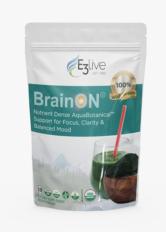 BrainON - Premium Brain Nutrition Blend for Cognitive Support - 60 Gram