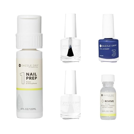 Dazzle Dry Full System Kit - Base Camp - A deep blue purple. Full coverage cream. (5 Piece Kit)