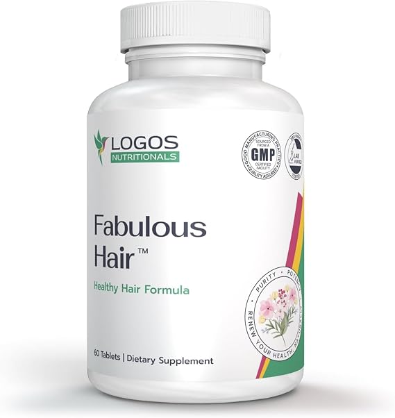 Fabulous Hair - 60 Tablets | Hair Growth Supplement for Men & Women | with Biotin, Silica, Vitamins A, C & E | Supports Healthy Hair Growth | Nutrient-Rich Formula | Non-GMO