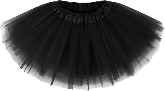 qikqik Tutu for Women Adults 5 Layered Tulle Skirt Adult Tutu Skirts for Women Halloween Tutus Fluffy Skirt Fairy Costume