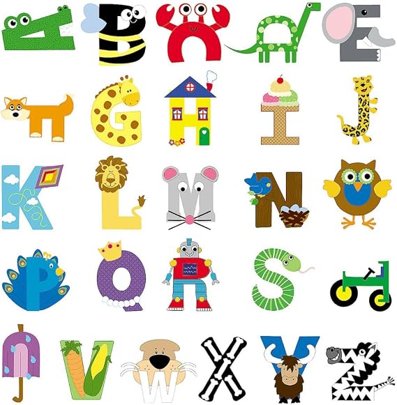Fun Express Buy All and Save Alphabet Craft Kits - 26 Pieces - Educational and Learning Activities for Kids