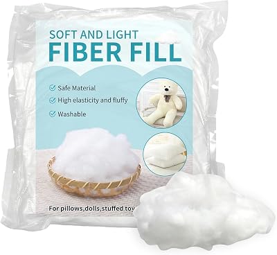 Daylendar Polyester Fiberfill Stuffing 150g5.3oz - Ultra-Soft & Fluffy Premium Polyfill Stuffing for Stuffed Animals,Crochet Stuffing, DIY Crafts - High Resilience Recyclable
