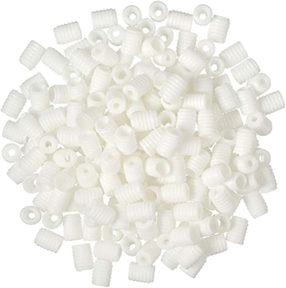 Cord Locks for Mask, 50PCS Elastic Silicone Adjuster Cord Stopper No Slip Earloop Toggles for Drawstring Buckle Clasp Spring for Adult Children (Black, 50) (50 White)