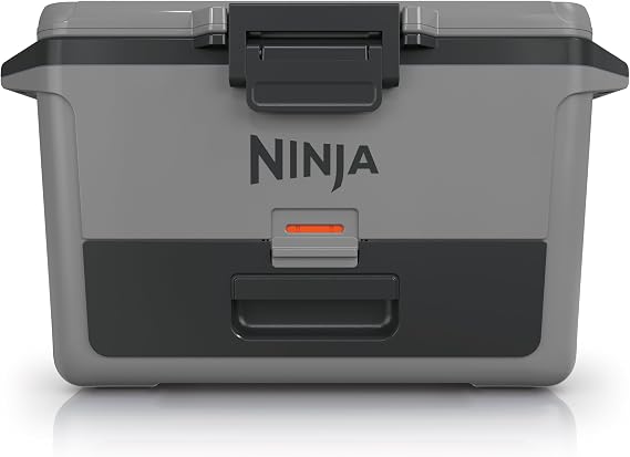 Ninja FrostVault 50qt Hard Cooler, Dry Storage Drawer, Slate Gray FB151GY