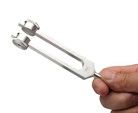 ADC 256Hz Medical Grade Tuning Fork with Fixed Weights, Aluminum Alloy