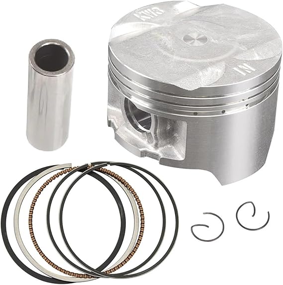 70mm Bore 17mm Pin Motorcycle Engine Piston and Rings Kit Compatible with AX-1 250 1988-1990 1988-1993