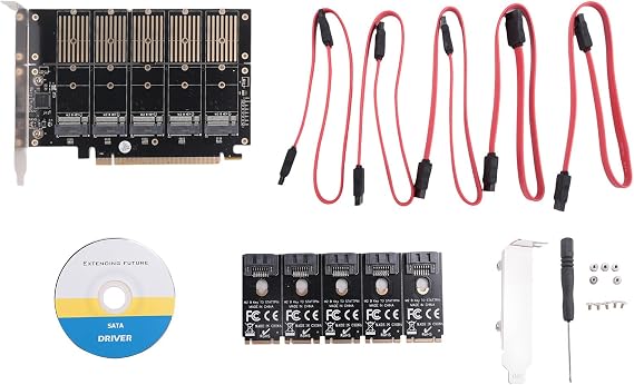 PCIe X16 M.2 Key B NVMe SSD Adapter Card As Shown SSD Adapter Card NGFF SSD Expansion Card