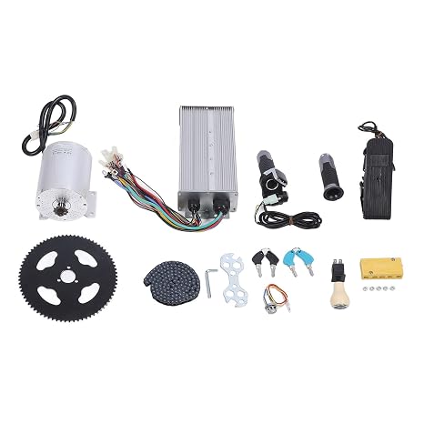 My1020 72v 3000W Brushless Motor Kit 6500rpm High Speed Electric Motor Conversion Kit For Motorcycle Electric Go Kart