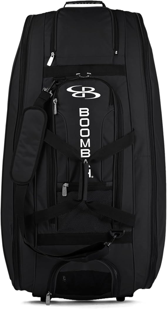 Boombah Beast Rolling Bat Bag - Multiple Color Options - Holds 8 Bats, Glove and Shoe Compartments