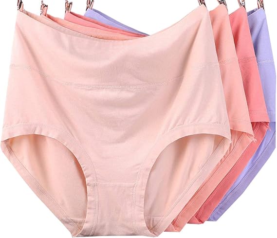 XNN Women's Underwear Ladies Soft Modal Full Briefs Panties 6 Pack Extra Large Briefs Plus Size