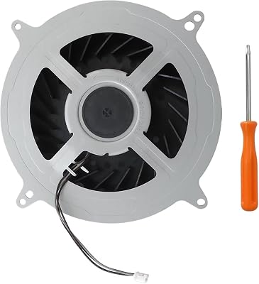 New Internal Cooler Fan Replacement Upgrade for Sony Playstation 5 PS5 Series 12047GA-12M-WB-01 12V 2.4A 23 Blades Fan General 17 Blades G12L12MS1AH-56J14 Fan