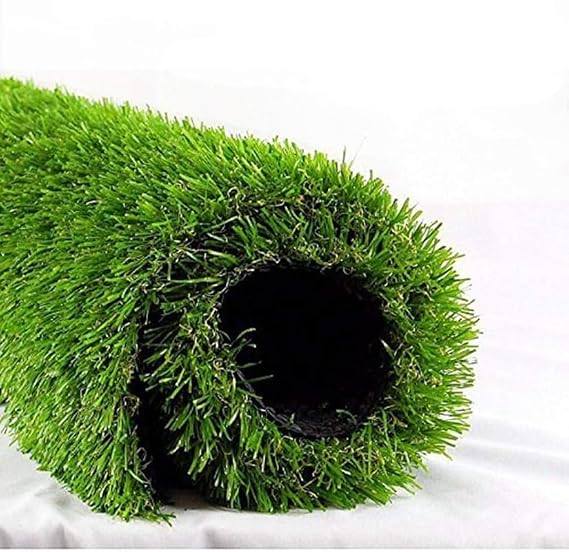 ALTRUISTIC Artificial Grass 2FTX25FT(50 Square Feet), Realistic Fake Grass Deluxe Turf Synthetic Thick Lawn Pet Turf, 1 3/8 Height, Outdoor Decor, Customized