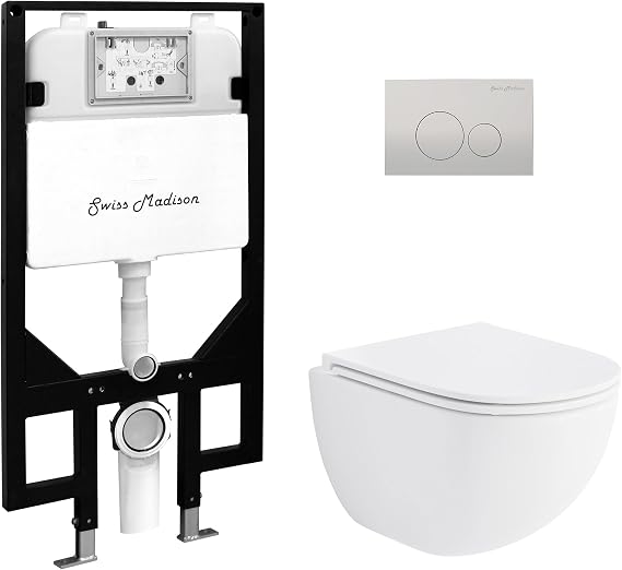 St. Tropez Wall Hung Toilet Bundle