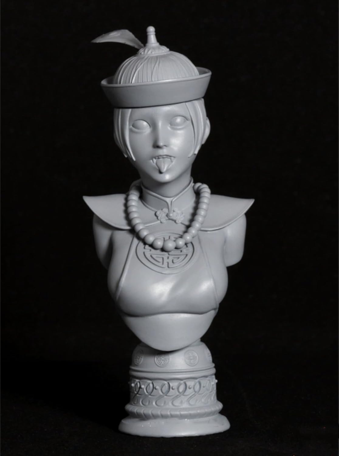 1/10 Resin Bust Model Kit, Unpainted and Unassembled // 7l4fj25z