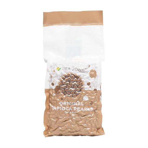 Tea Zone A1000a Original Tapioca Bag Boba (6 lbs) for sweet, Boba tea, ice cream