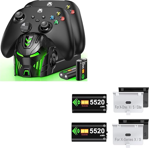A100-1 Xbox Charging Kit+Battery with Cover Set
