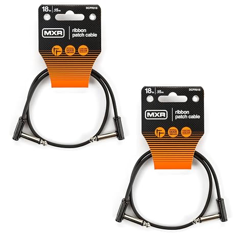 MXR DCPR018 Ribbon Patch Cable - 18 Inch (2 Pack)