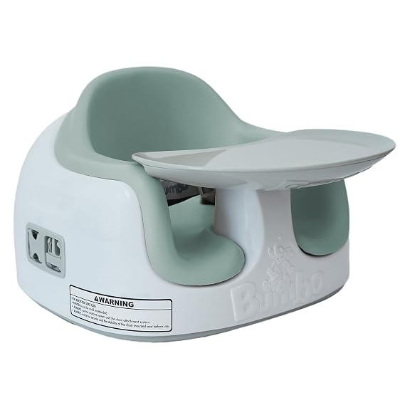 Bumbo 3-in-1 Portable Infant Multi-Seat with Tray, 6 to 36 Months, Agave