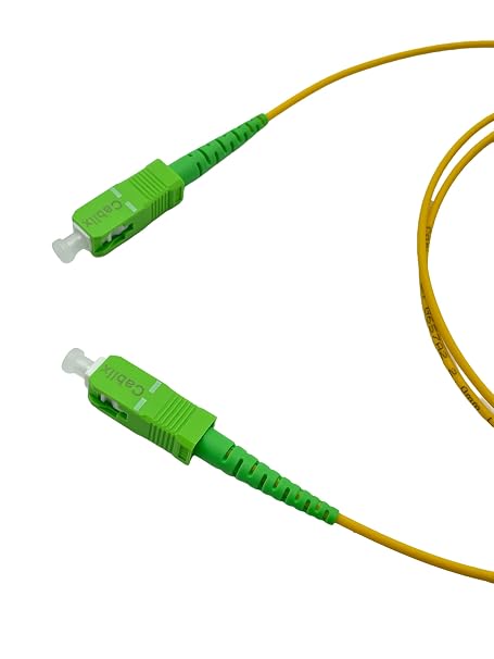 1.0M Simplex Fiber Optic Patch Cord, 09/125 SC/APC to SC/APC, 2.0mm, Low-Loss Cable for Efficient Data Transfer and Reliable Performance