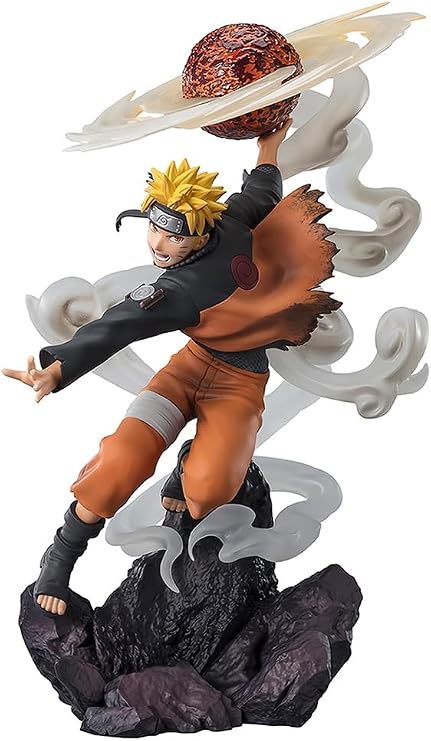 TAMASHII NATIONS - Naruto Shippuden - [Ekstra Savaş] Naruto Uzumaki -Adaçayı Sanatı: Lav Salımı Rasenshuriken-, Bandai Ruhları FiguartsZERO Koleksiyon Figürü
