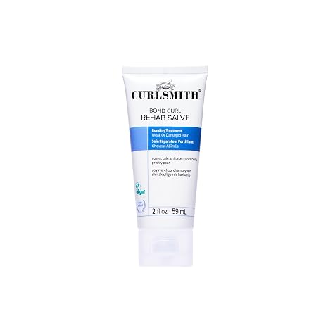 CURLSMITH Bond Curl Rehab Salve - Protein-Rich Treatment, Bond-Building Hair Treatment, For All Curl Types, Vegan & Cruelty Free