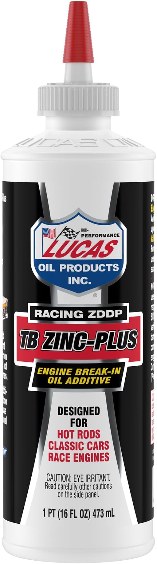 Lucas Oil 10063 Engine Break in Oil Additive w/TB Zinc Plus - 16 Ounce