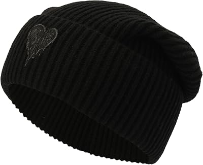 Allsaints Womens Heart Logo Beanie
