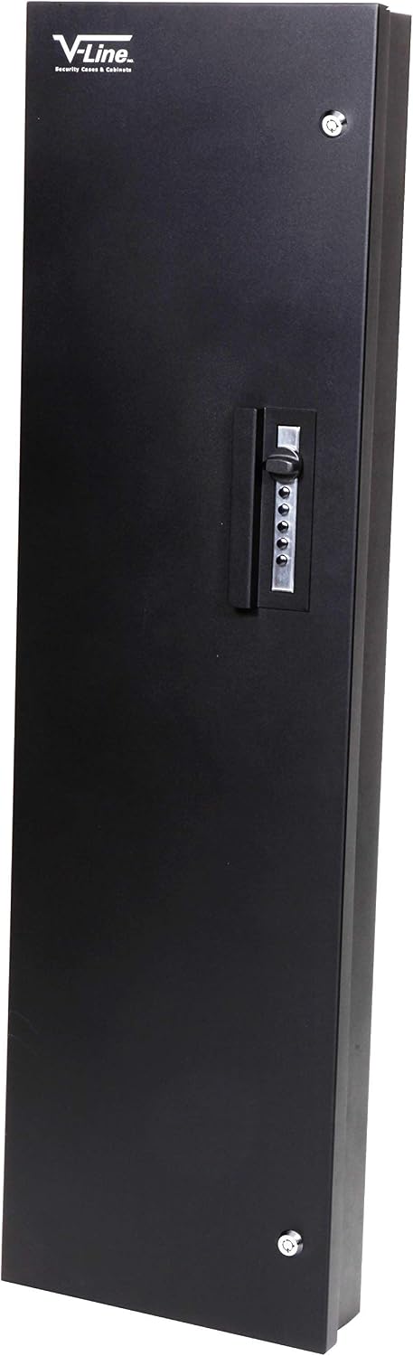 31242-SA Quick Access Keyless Long Gun Safe (Black, 42", 16ga Steel, Simplex Mechanical Lock