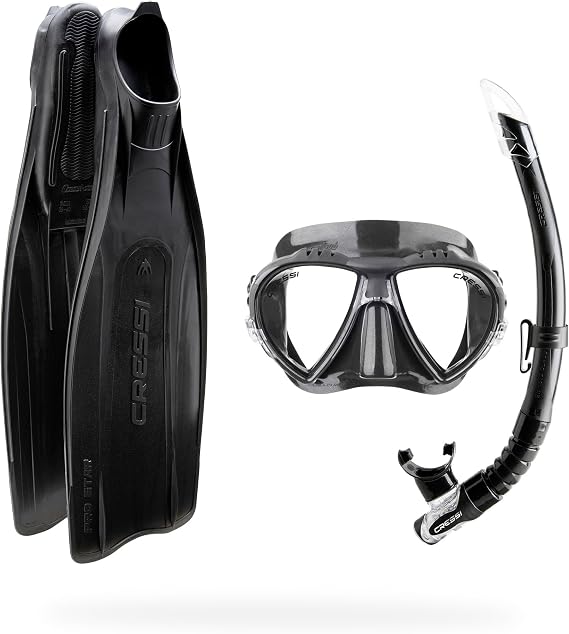 Cressi Pro Star Palet Maske Şnorkel Seti