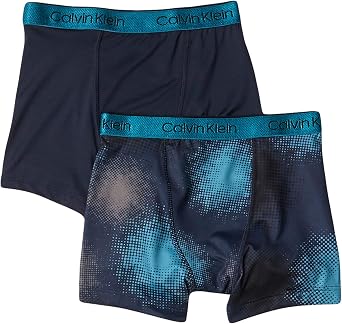 Calvin Klein Kids Boys Performance Boxer Brief Underwear 2-Pack